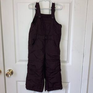 EUC Baby Gap Brown Overall Snow Pants Sz 3T